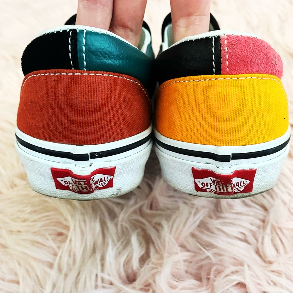 Rare Mixed Media Patchwork Vans - image 4